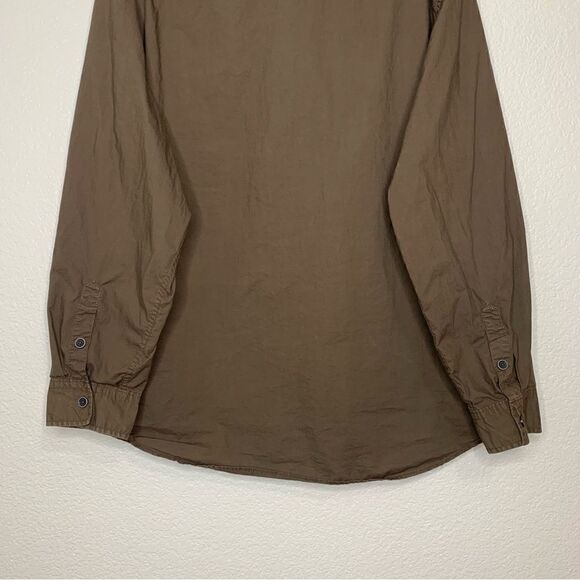 Timberland 100% Cotton Brown Button Down Men’s Shirt, Size 2XL - Picture 9 of 11